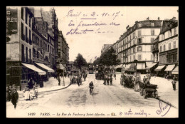 75 - PARIS 10EME - RUE DU FAUBOURG ST-MARTIN - Arrondissement: 10