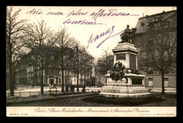 75 - PARIS 17EME - PLACE MALESHERBES - MONUMENT ALEXANDRE DUMAS - Distretto: 17