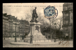 75 - PARIS 17EME - BOULEVARD PEIRERE - STATUE D'ALPHONSE DE NEUVILLE ACTUELLEMENT DETRUITE - Paris (17)