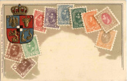 Romania - Briefmarken - Stamps - Prägekarte - Stamps (pictures)