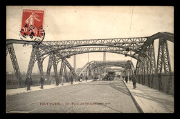 75 - PARIS 13EME - PONT DE TOLBIAC - SERIE TOUT PARIS - EDITEUR F. FLEURY - Distretto: 13