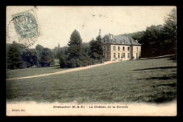 78 - CHATEAUFORT - LE CHATEAU DE LA GENESTE - CARTE COLORISEE - Sonstige & Ohne Zuordnung