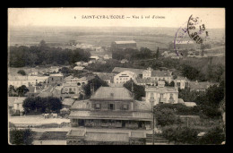 78 - ST-CYR-L'ECOLE - VUE SUR LA GARE DE CHEMIN DE FER ET LA VILLE A VOL D'OISEAU - St. Cyr L'Ecole