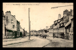 78 - PORT-MARLY - ROUTE DE VERSAILLES ET LA MAIRIE - POMPES A ESSENCE - Other & Unclassified