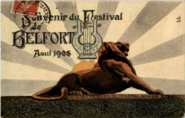 Belfort - Souvenir Du Festival 1908 - Belfort - Ciudad