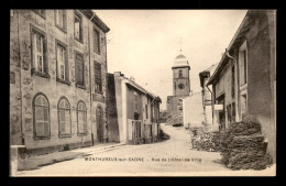 88 - MONTHUREUX-SUR-SAONE - RUE DE L'HOTEL DE VILLE - Monthureux Sur Saone