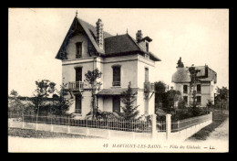 88 - MARTIGNY-LES-BAINS - VILLA DES GLAIEULS - Autres & Non Classés