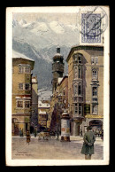 AUTRICHE - INNSBRUCK - ALTSTADT - CARTE ILLUSTREE SIGNEE - Innsbruck