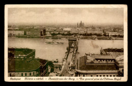 HONGRIE - BUDAPEST - VUE GENERALE PRISE DU CHATEAU ROYAL - Ungarn