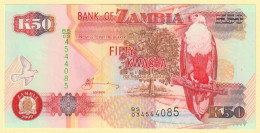 Zambia. 50 Kwacha. 2009. BS/03 Prefix.. P.37h. Crisp Gem UNC - Sambia