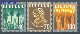 Lithuania 1991 Mi 474-476 MNH  (ZE3 LTH474-476) - Otros