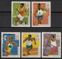 Burundi 1968 Mi 446-450 MNH  (LZS4 BUR446-450) - Basketbal