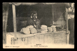 SCENES ET TYPES - ALGERIE - BOULANGER ARABE - EDITEUR B. BENSOUSSAN BEL-ABBES - Scènes & Types