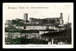 06 - CANNES - LE CHATEAU - MANUFACTURE DE FAIENCE D'ART DU MONT-CHEVALIER RIZZO-CASTEL-LAMBERT - Cannes