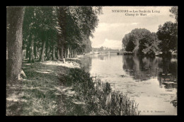 77 - NEMOURS - LES BORDS DU LOING - CHAMP DE MARS - Nemours