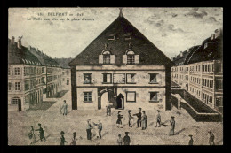 90 - BELFORT - EN 1828 - LA HALLE AUX BLES PLACE D'ARMES - Belfort - Ciudad