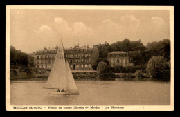 78 - MEULAN - VOILIER EN COURSE AU BASSIN DE MEULAN-LES-MUREAUX - Meulan