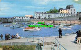 R573901 Harbour. Tenby. Natural Colour Series. Photographic Greeting Card. 1968 - Monde