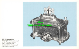 R574231 Sir Rowland Hill. Silver Gilt Casket. Sir Rowland Hill In 1879 In Which - Wereld