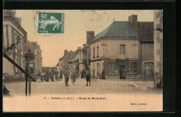 CPA Nouans, Route De Montrésor  - Montrésor