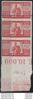 1945 Italia Democratica Var. L. 100 MNH Sass N. 565asb - 1946-60: Mint/hinged