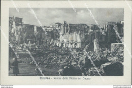 Bf311 Cartolina Messina Citta' Rovine Della Piazza Del Duomo - Messina