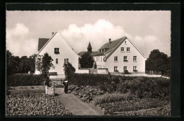 AK Moos -Eriskirch, St. Theresienheim Mit Garten Und Nonne  - Sonstige & Ohne Zuordnung