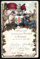 AK Hamburg, IX. Deutsches Turnfest 1898, Turner Und Jahn-Denkmal  - Andere & Zonder Classificatie