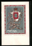 AK Wappen Königreich Portugal  - Genealogia