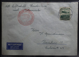 Deutsches Reich 607 Auf Brief Als Einzelfrankatur Luftpost S. Beschr. #BA635 - Autres & Non Classés
