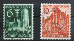 Deutsches Reich 714-715 Gestempelt #TZ091 - Andere & Zonder Classificatie