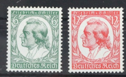Deutsches Reich 554-555 Postfrisch Minimale Farbanhaftung #UV638 - Andere & Zonder Classificatie