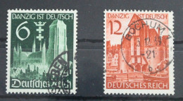 Deutsches Reich 714-715 Gestempelt #VM148 - Autres & Non Classés