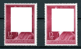 Deutsches Reich 813 X + Y Postfrisch #IA066 - Andere & Zonder Classificatie