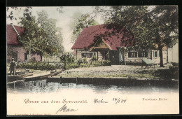 AK Burg /Spreewald, Gasthof Forsthaus Eiche  - Jagd