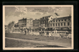 AK Norderney, Kaiserstrasse Mit Tennisplätzen  - Norderney