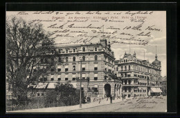 AK Bremen, Am Herrentor, Hillmann`s Hotel, Hotel De L`Europe  - Bremen