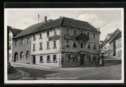 AK Beerfelden I. Odenw., Metzkeil, Hotel Zum Schwanen  - Autres & Non Classés