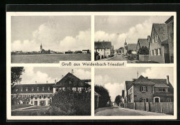 AK Weidenbach-Triesdorf, Ansichten Der Ortschaft  - Weiden I. D. Oberpfalz