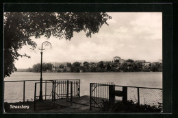 AK Strausberg, Blick über Das Wasser Zum Ort  - Strausberg