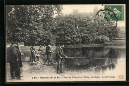 CPA Garches, Parc De Villeneuve-l`Etang, Artistique-Les Pècheurs  - Garches