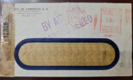 O) 1943 MEXICO,  BANCO DE COMERCIO, D.F, METERSTAMP, CENSORSHIP, XF - México
