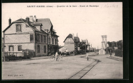 CPA Saint-Erme, Quartier De La Gare, Route De Montaigu  - Other & Unclassified