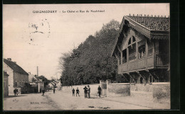 CPA Guignicourt, Le Châlet Et Rue De Neufchâtel  - Sonstige & Ohne Zuordnung