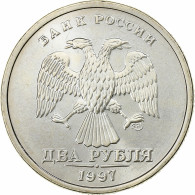 Russie, 2 Roubles, 1997, Saint-Pétersbourg, Cuivre-Nickel-Zinc (Maillechort) - Russland