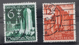 Deutsches Reich 714-715 Gestempelt #FI077 - Otros & Sin Clasificación