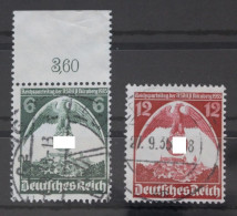 Deutsches Reich 586-587 Gestempelt #FK306 - Otros & Sin Clasificación