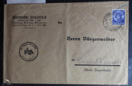 Deutsches Reich 481 Auf Brief Als Einzelfrankatur #BC596 - Altri & Non Classificati