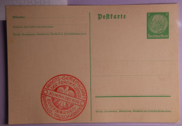 Deutsches Reich PP126/C10 Als Ganzsache Frankfurt #BB899 - Other & Unclassified