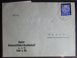 Deutsches Reich 553 Auf Brief Als Einzelfrankatur Portogerecht #BC597 - Andere & Zonder Classificatie